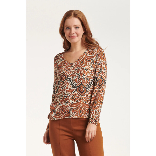 Smashed Lemon 24508 e paisley bedrukte top | 24508-720-775 large