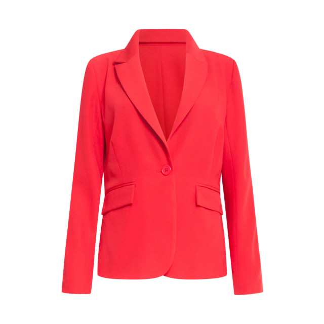 Smashed Lemon 24585 verfijnde rode blazer met losse pasvorm 24585-450-XL large