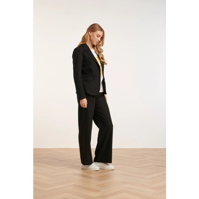 Smashed Lemon 24585 verfijnde zwarte blazer met losse pasvorm 24585-999-S large