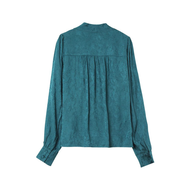 Grace & Mila Wikkelblouse patroon nonna Groene wikkelblouse met patroon Nonna  large