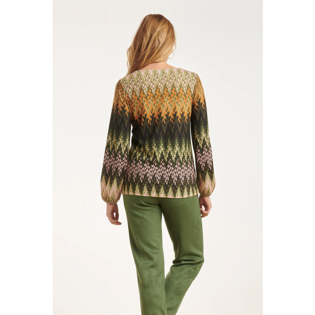 Smashed Lemon 24645 multicolour groentint zigzag top 24645-530-998 large