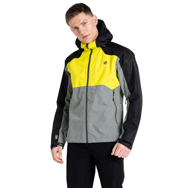 Dare2b Heren touchpoint ii waterdichte jas UTRG7325_agavegreenneonspring large