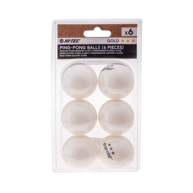 Hi-Tec Bali tafeltennisballen (set van 6) UTIG851_white large