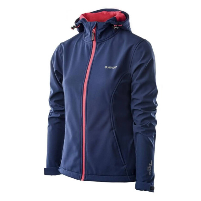 Hi-Tec Dames caria ii softshell jas UTIG2192_navybrightpink large