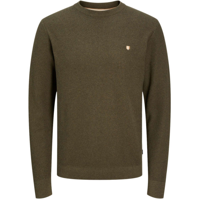 Jack & Jones Jprblurony knit crew neck olive night/melange 12259684-176065001 large