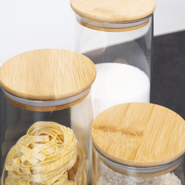 Krumble Voorraadpotten glas set van 3 1395359 large