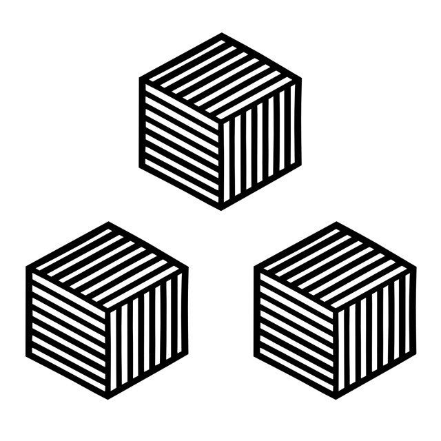 Krumble Siliconen pannenonderzetter hexagon lang - set van 3 2619298 large