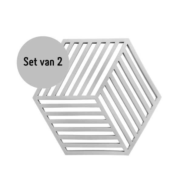 Krumble Pannenonderzetter hexagon - set van 2 2619252 large