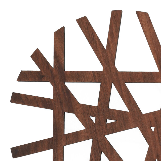Krumble Pannenonderzetter rond hout bruin 2230015 large
