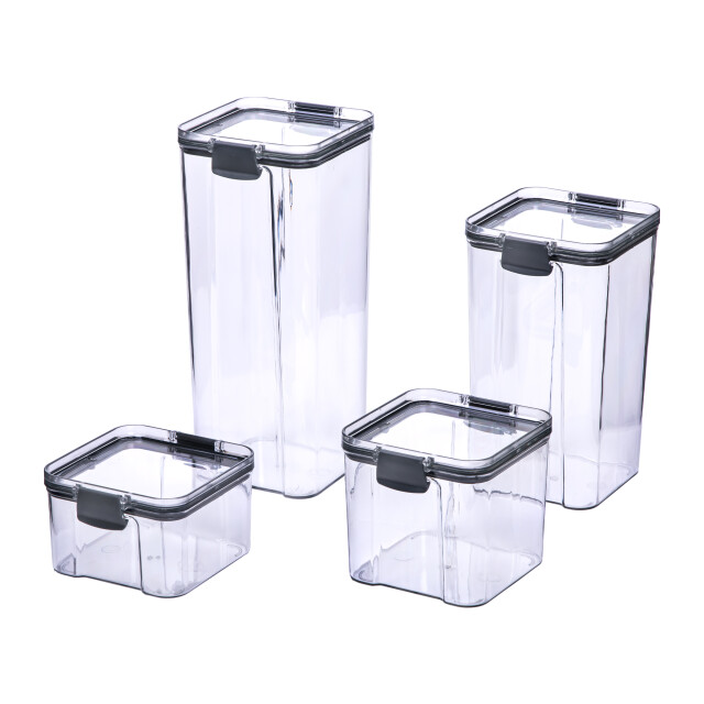 Krumble Voorraadpotten set van 4 460 ml + 700 ml + 1300 ml + 1800 ml 2269285 large