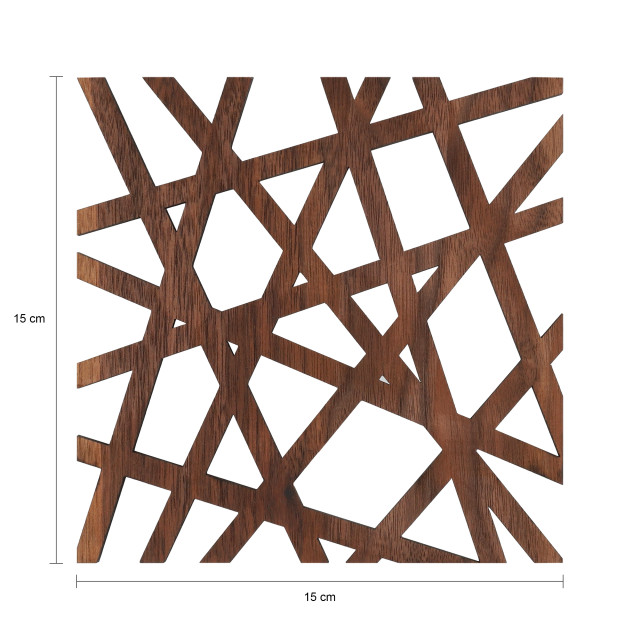 Krumble Pannenonderzetter vierkant hout bruin 2230014 large