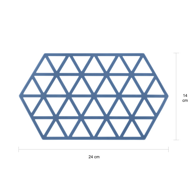 Krumble Siliconen pannenonderzetter hexagon lang - set van 3 2619259 large