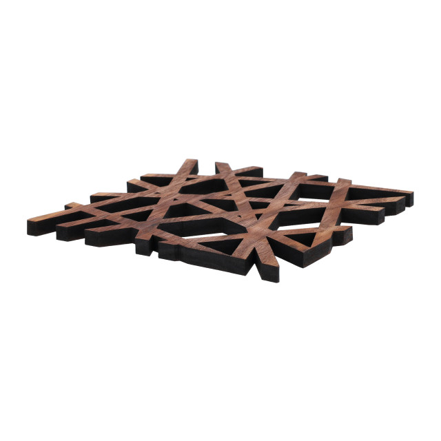 Krumble Pannenonderzetter vierkant hout bruin 2230014 large