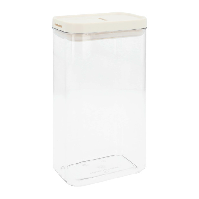 Krumble Voorraadpot rechthoek set van 4 1800 ml plastic beige 2269310 large