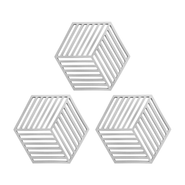 Krumble Pannenonderzetter hexagon - set van 3 2619253 large