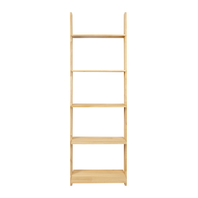 QUVIO Deco ladder voor muur met 5 treden hout 2159387 large