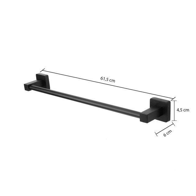 QUVIO Handdoekhouder stang metaal - 1395261 large