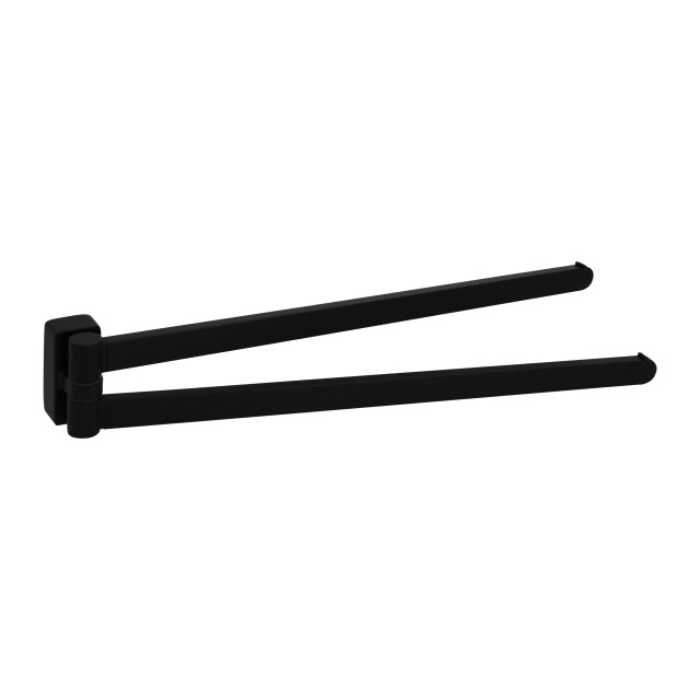 QUVIO Handdoekrek met 2 stangen metaal - 2269330 large