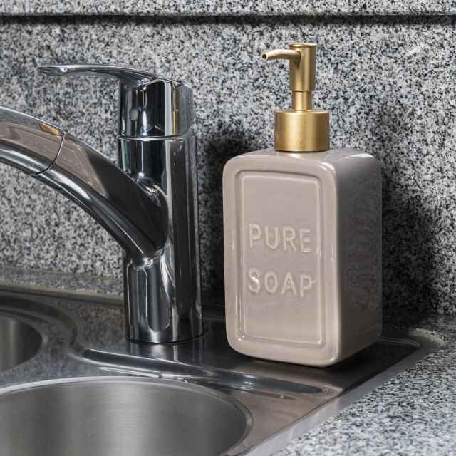 QUVIO Zeep dispenser 'pure soap' - 1395458 large