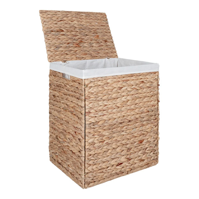 Artichok Jet waterhyacint wasmand met deksel 43 x 32 cm 2430611 large