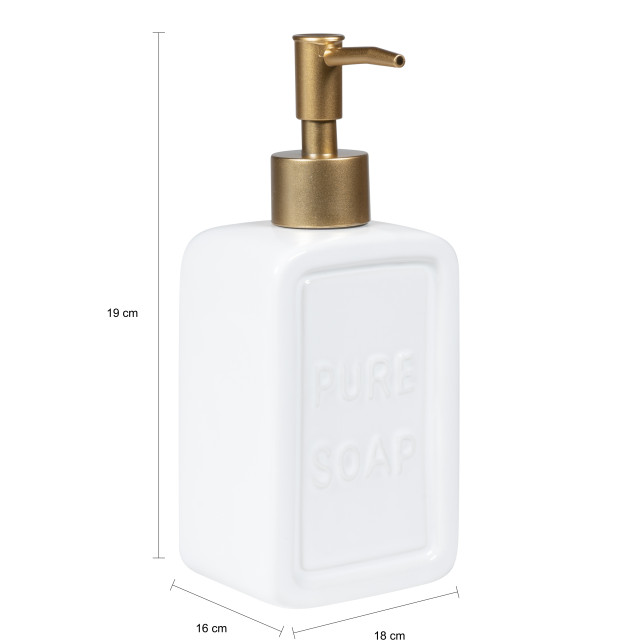 QUVIO Zeep dispenser 'pure soap' - 1395459 large