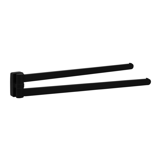 QUVIO Handdoekrek met 2 stangen metaal - 2269330 large
