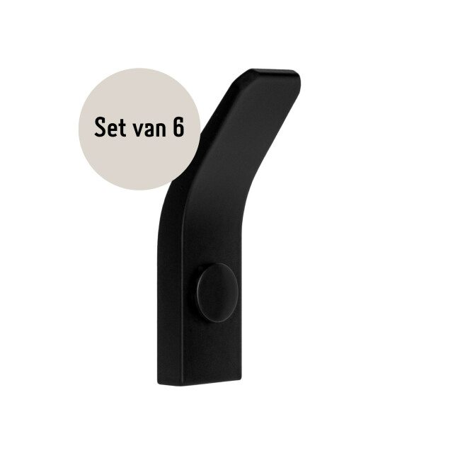 QUVIO Haakje metaal wand - set van 6 2619240 large