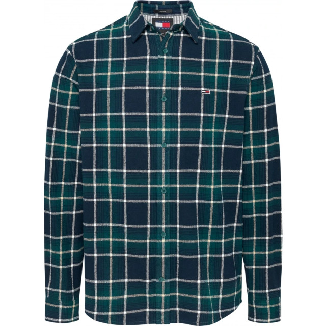 Tommy Hilfiger Dm0dm19651 check flannel cwg heren overshirt  je CWG/DM0DM19651 Check Flannel large