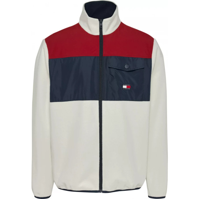 Tommy Hilfiger Dm0dm20499 badge fleece xit -  heren cardigan je XIT/DM0DM20499 Badge Fleece large