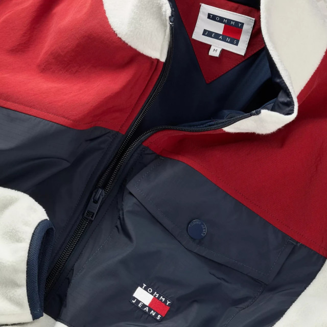 Tommy Hilfiger Dm0dm20499 badge fleece xit -  heren cardigan je XIT/DM0DM20499 Badge Fleece large