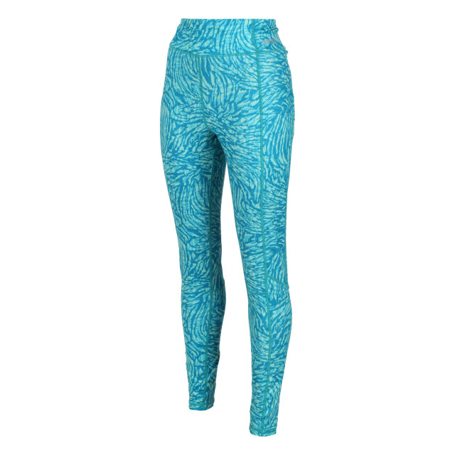 Regatta Dames holeen ii legging met dierenprint UTRG7839_enamelblue large
