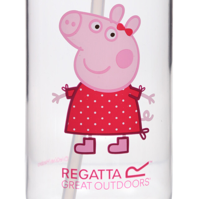 Regatta Kinder/kinderen logo peppa pig tritan waterfles UTRG7696_brightblush large