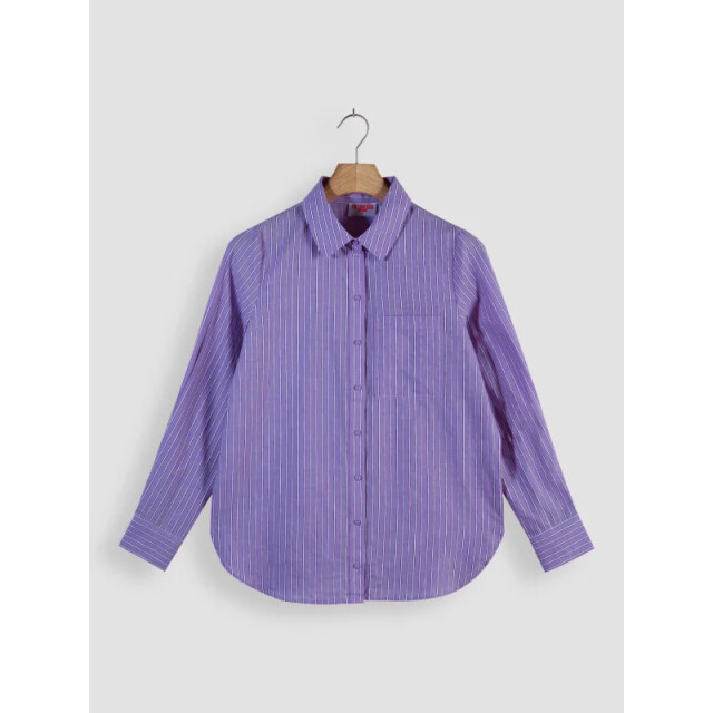 The Lola Club Poppy blouse purple - Poppy blouse purple - The Lola Club large