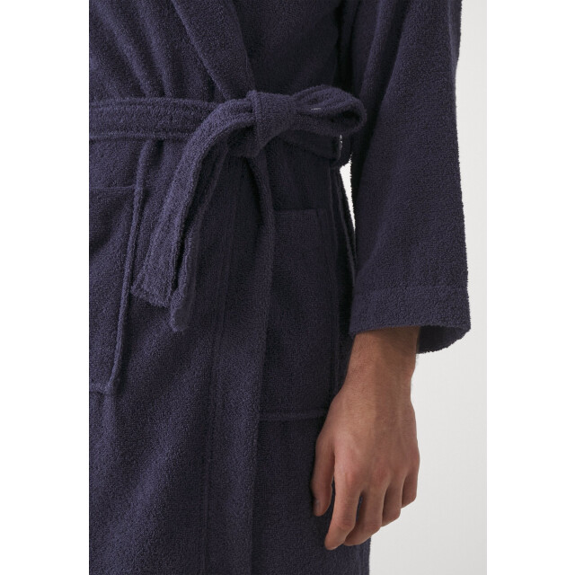 Jack & Jones Badjas heren badstof jacsolid bathrobe donker 12243624-B large