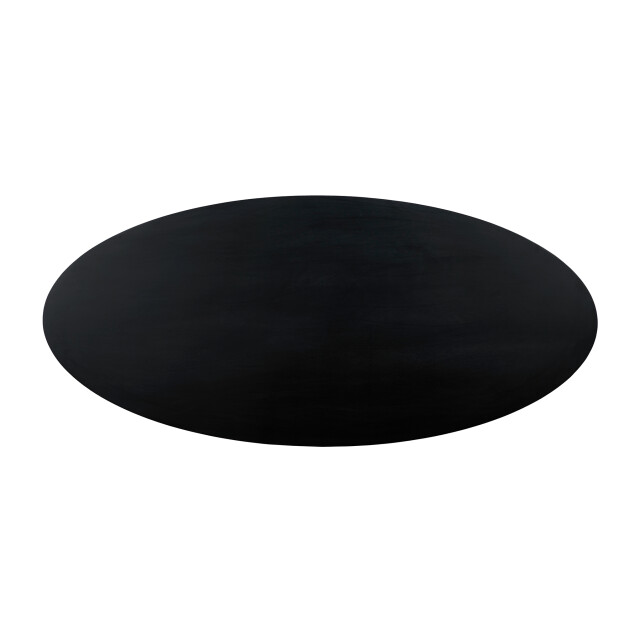 QUVIO Eettafel sofia– ovaal – 220x100 cm – stalen kruispoot – fsc®-gecertificeerd mangohout – 2933679 large