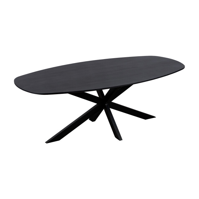 QUVIO Eettafel sofia deens ovaal 180x90 cm kruispoot - 3181646 large