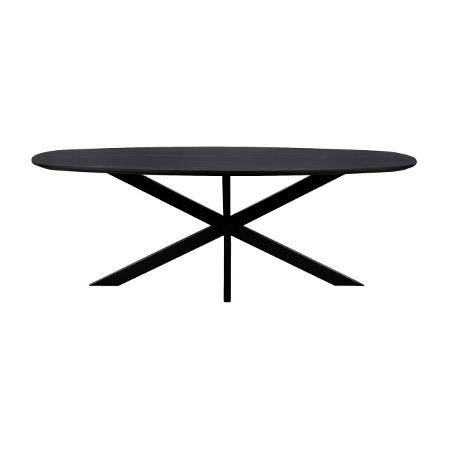 QUVIO Eettafel sofia deens ovaal 180x90 cm kruispoot - 3181646 large