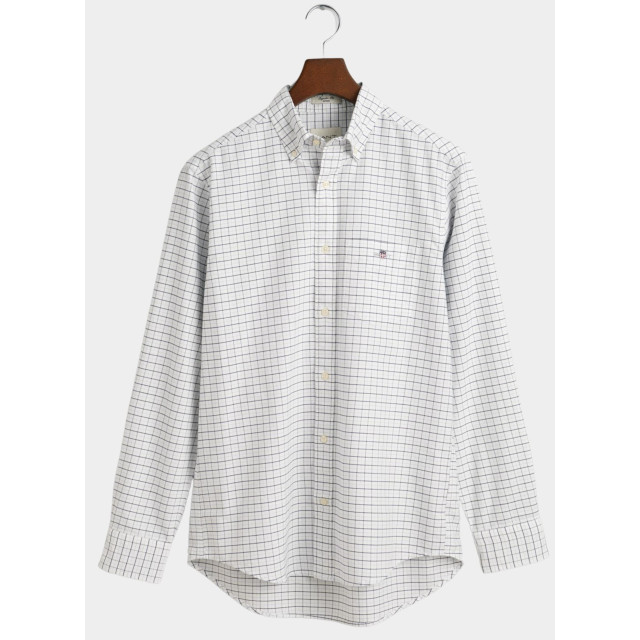 Gant Casual hemd lange mouw oxford tattersall shirt 3240255/455 181718 large