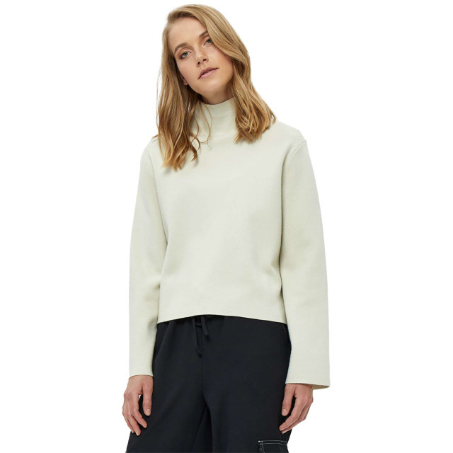 Minus Mslupi high neck knit pull light birch MI5601-0175 large