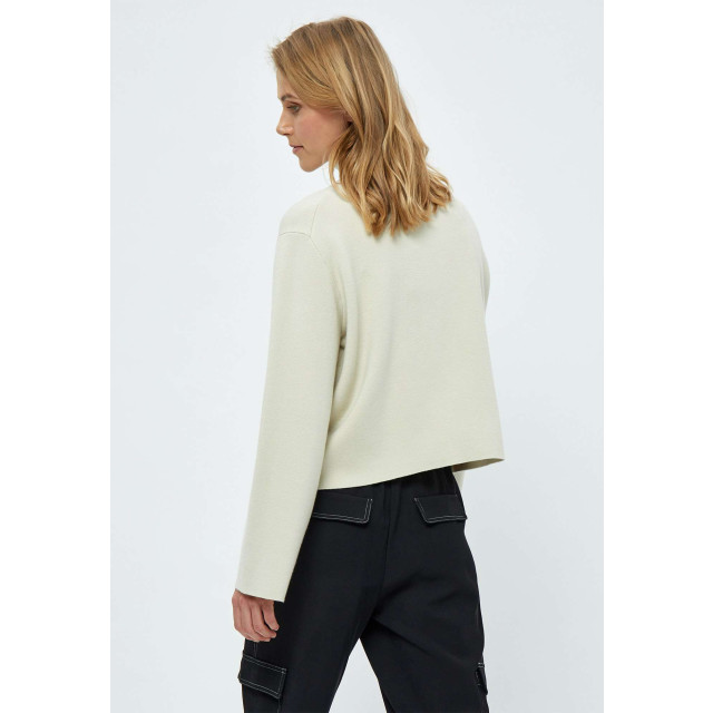 Minus Mslupi high neck knit pull light birch MI5601-0175 large