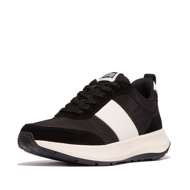 FitFlop F-mode flow sneaker nylon & suede mix IK8 large