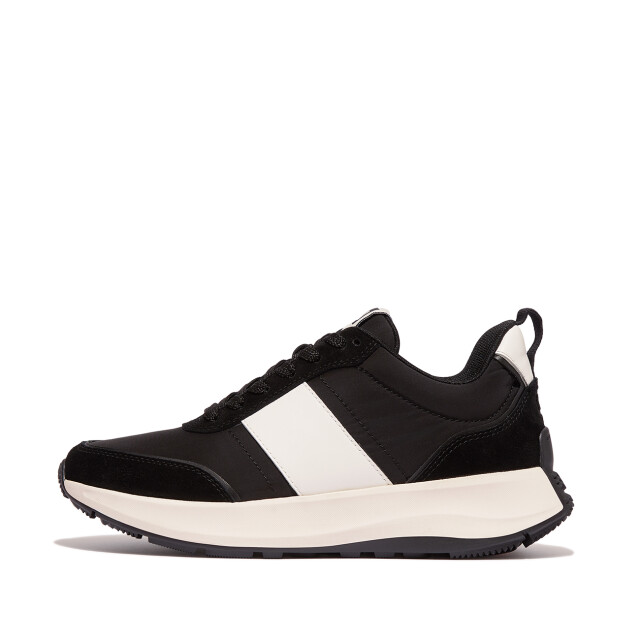FitFlop F-mode flow sneaker nylon & suede mix IK8 large