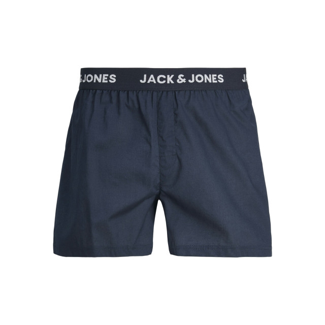 Jack & Jones Heren wijde boxershorts jacjackson donkerblauw 3-pack 12263654 large