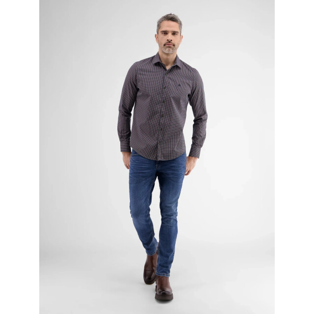Lerros Modieus overhemd met geometrisch patroon 2481343 large