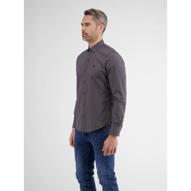 Lerros Modieus overhemd met geometrisch patroon 2481343 large