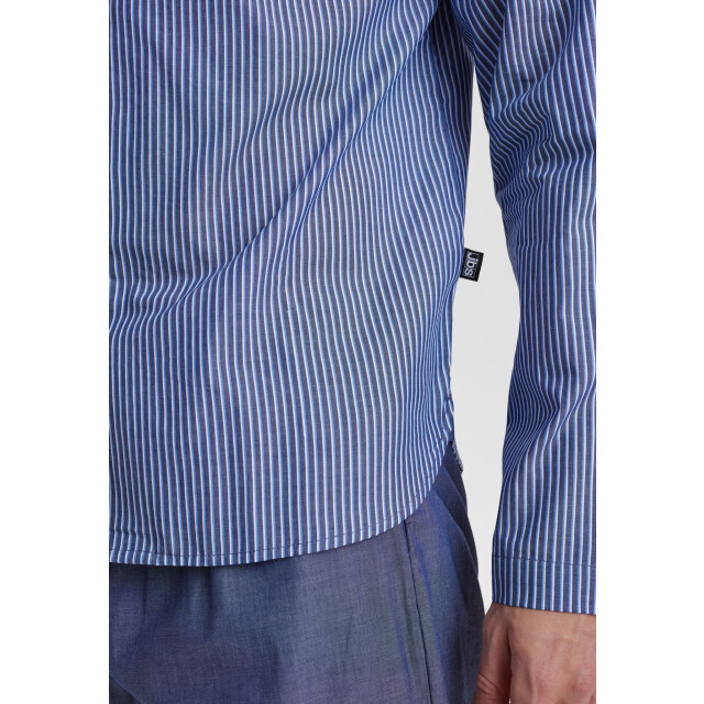 JBS Heren pyjama set lang gestreept met knoopsluiting licht JBS-133-43-1277 large