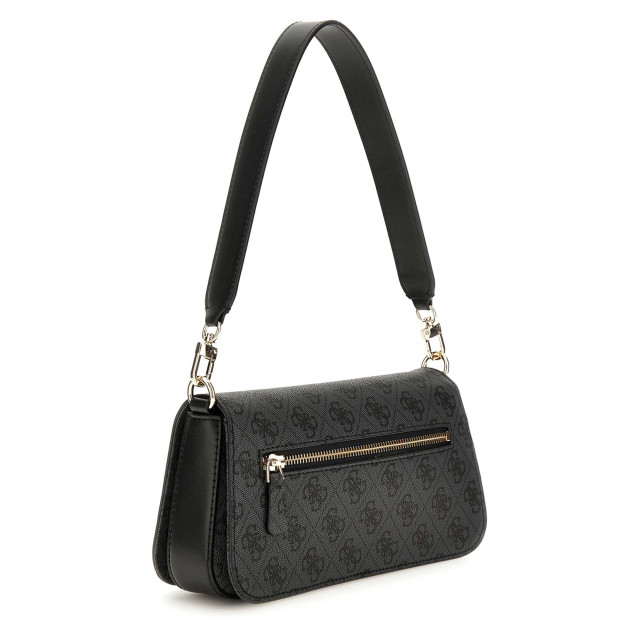 Guess Eco mietta flap shoulder bag eco-mietta-flap-schoudertas-00057451-anthracite large