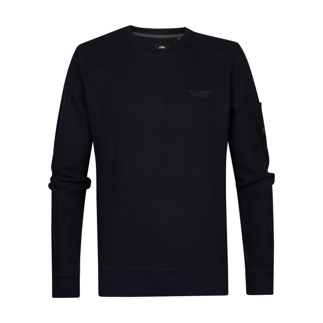 Petrol Industries Heren sweater m-3040-swr304 5120 sky captain Petrol Sweater M 3040 SWR304 5120SkyCaptain large