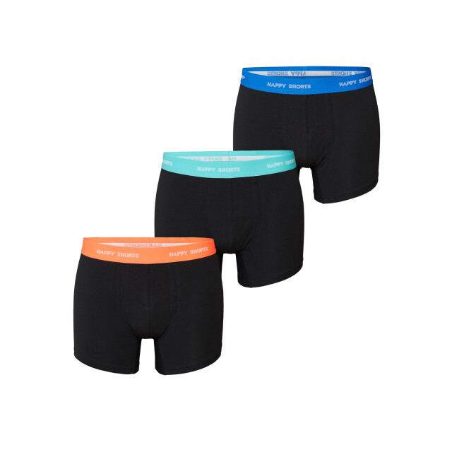 Happy Shorts Heren boxershorts trunks effen 3-pack HS-1056 large