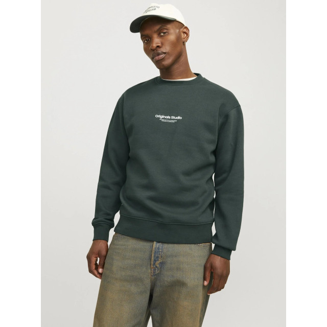 Jack & Jones Heren sweater trui jorvesterbro 12241694-Forest large